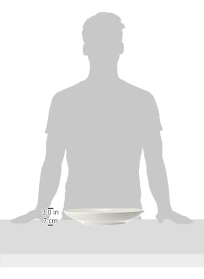 Rosa By Fathy Mahmoud Plain Fruit Serving Plate, White 23 × 3 cm - Image 5